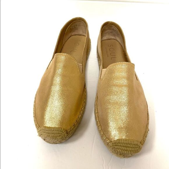 Soul Naturalizer Rose Gold espadrille flats size 10 - Picture 2 of 5